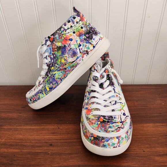 Billy Size 6W Kids Lilia's Eye Candy Classic DJR II High Tops Easy Access Shoe - Picture 9 of 13